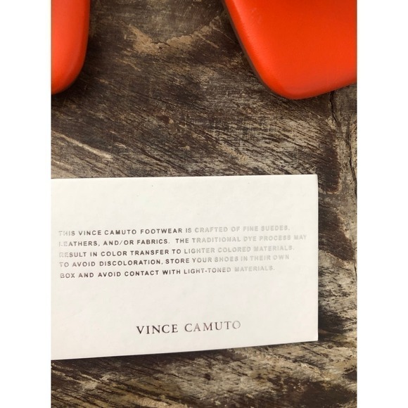 Vince Camuto Alminda Sandal Orange 9 US NEW - Picture 5 of 9